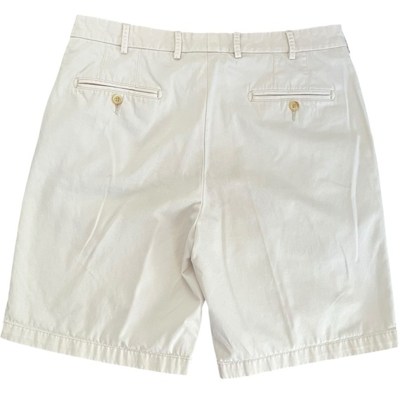 Peter Millar Mens 34 Beige Shorts Casual Flat Front Chino Golf - Picture 2 of 3